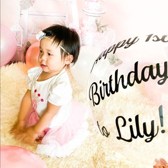 Outfit Romper Jumpsuit 1st Birthday Party Dress - Picture 3 of 4